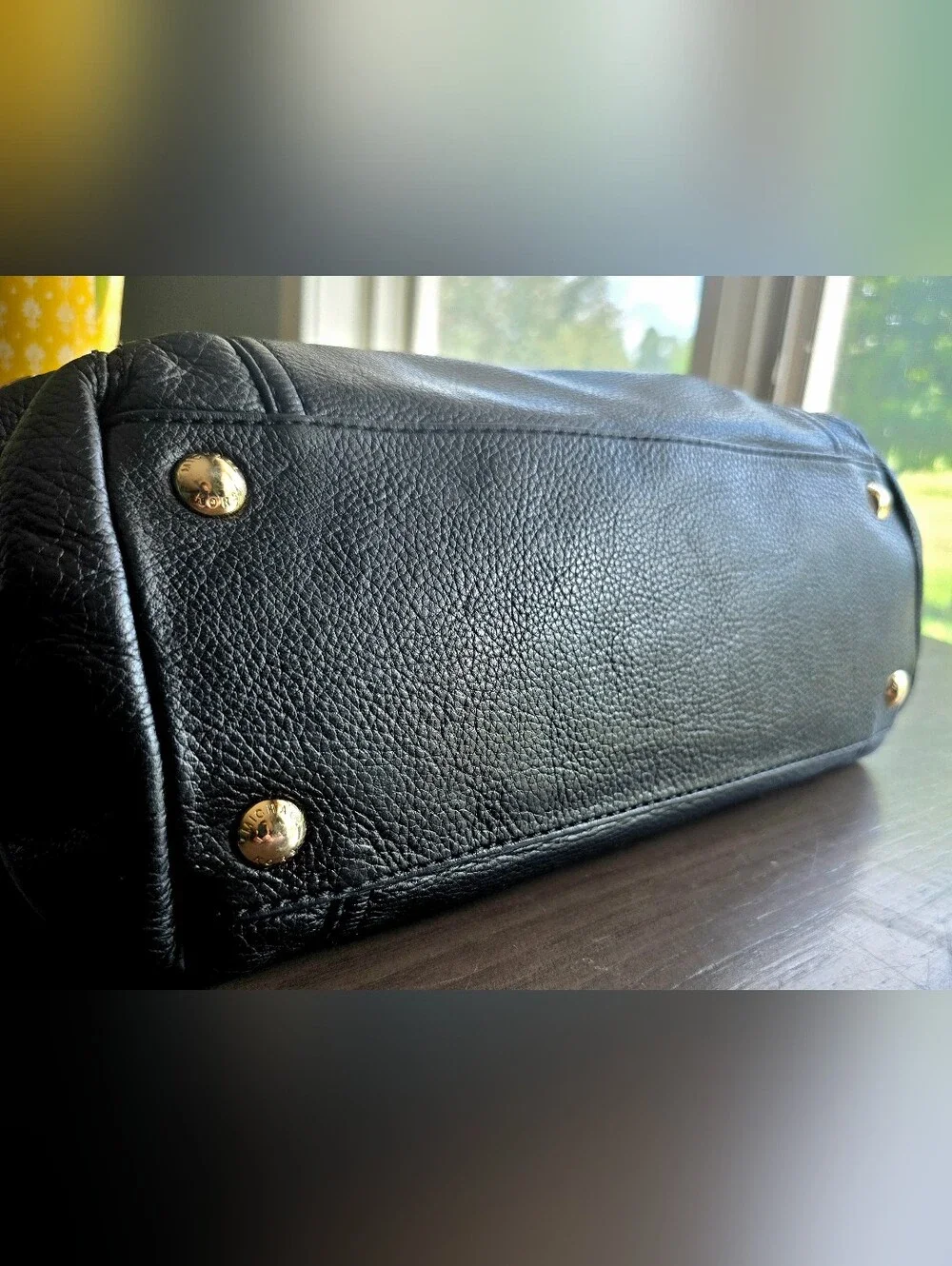Michael Kors Vintage Gansevoort Tumbled Leather Tote Bag W/ COA